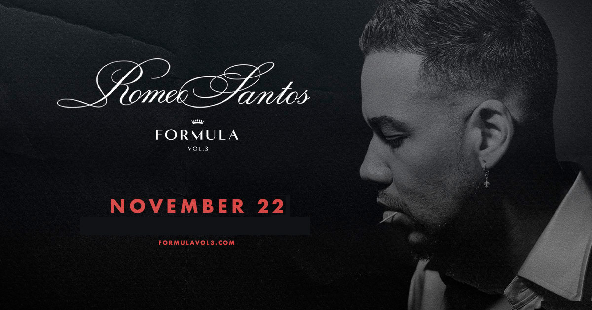 Romeo Santos en Montreal 22 de noviembre, 2023 Fórmula Vol. 3 Tour